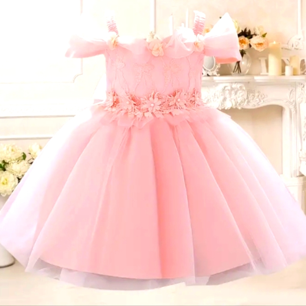 COPY - Elegant Pink Tulle Dress